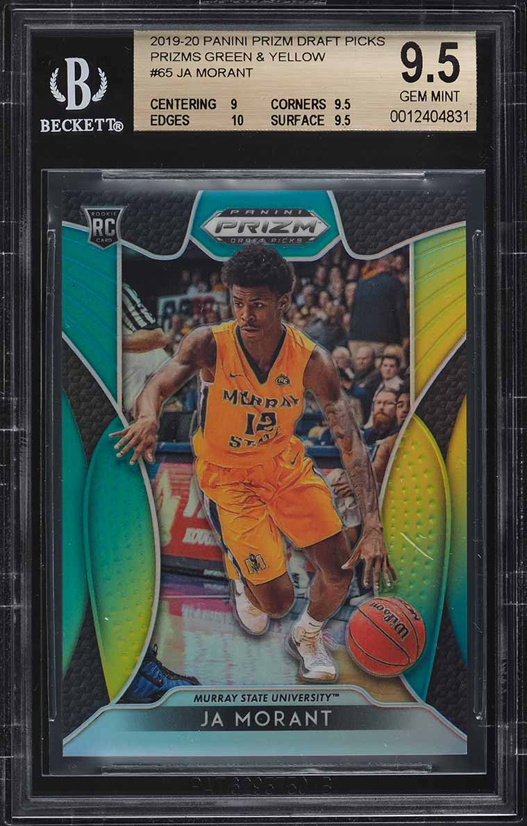 2019 Panini Contenders Draft Ticket Diamond Ja Morant ROOKIE AUTO