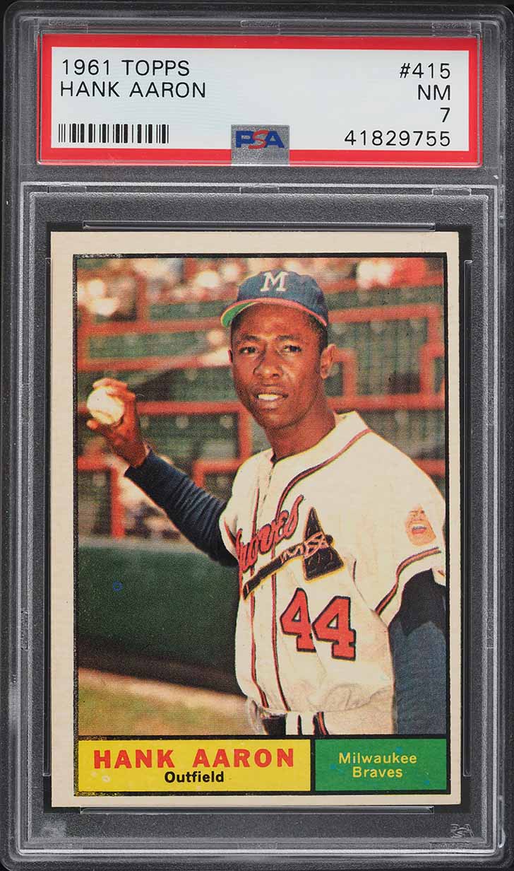 1955 Topps Hank Aaron #47 SGC 5 EX on Fanatics Collect