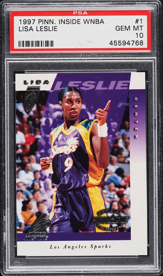 1997 Pinnacle Inside WNBA Lisa Leslie ROOKIE #1 PSA 10 GEM MINT on