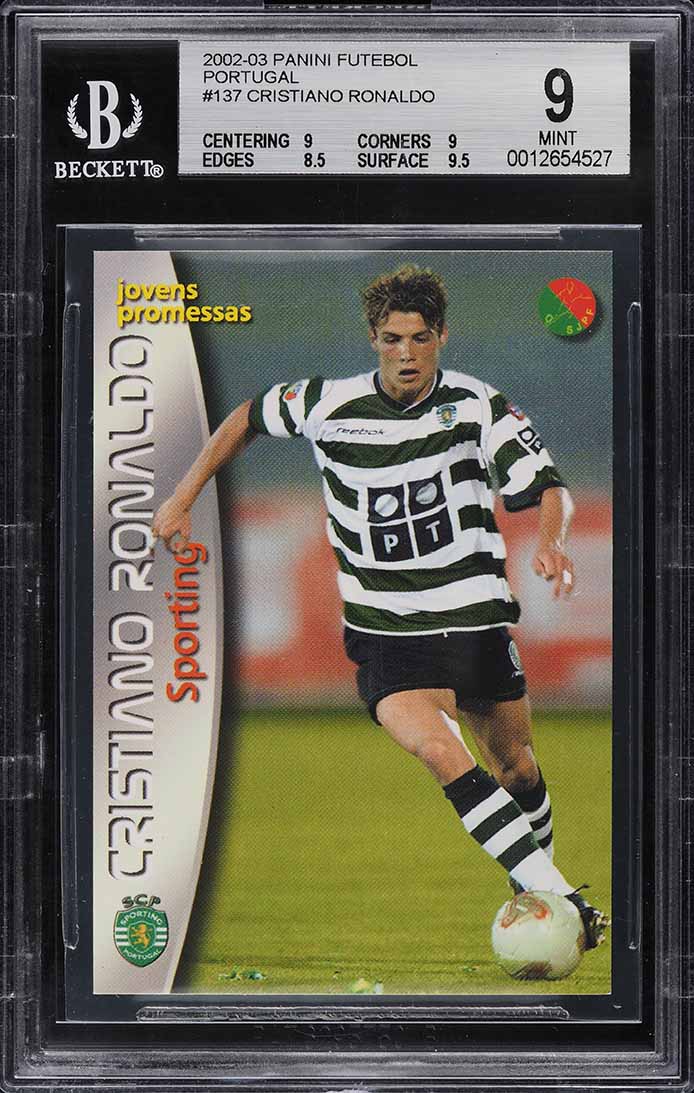 2006 Panini World Cup Germany Cristiano Ronaldo #169 PSA 8 NM-MT