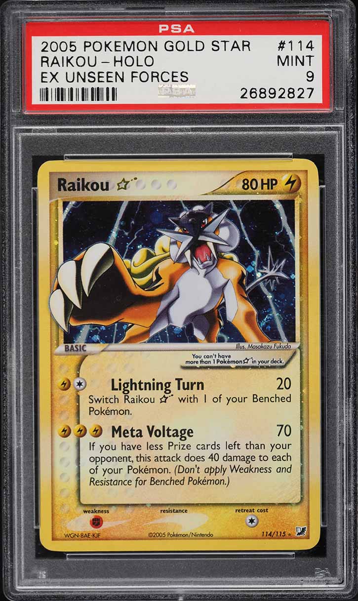 raichu gold pokemon card Mega Y ex All 10 species. pokemon SM - Unified Minds