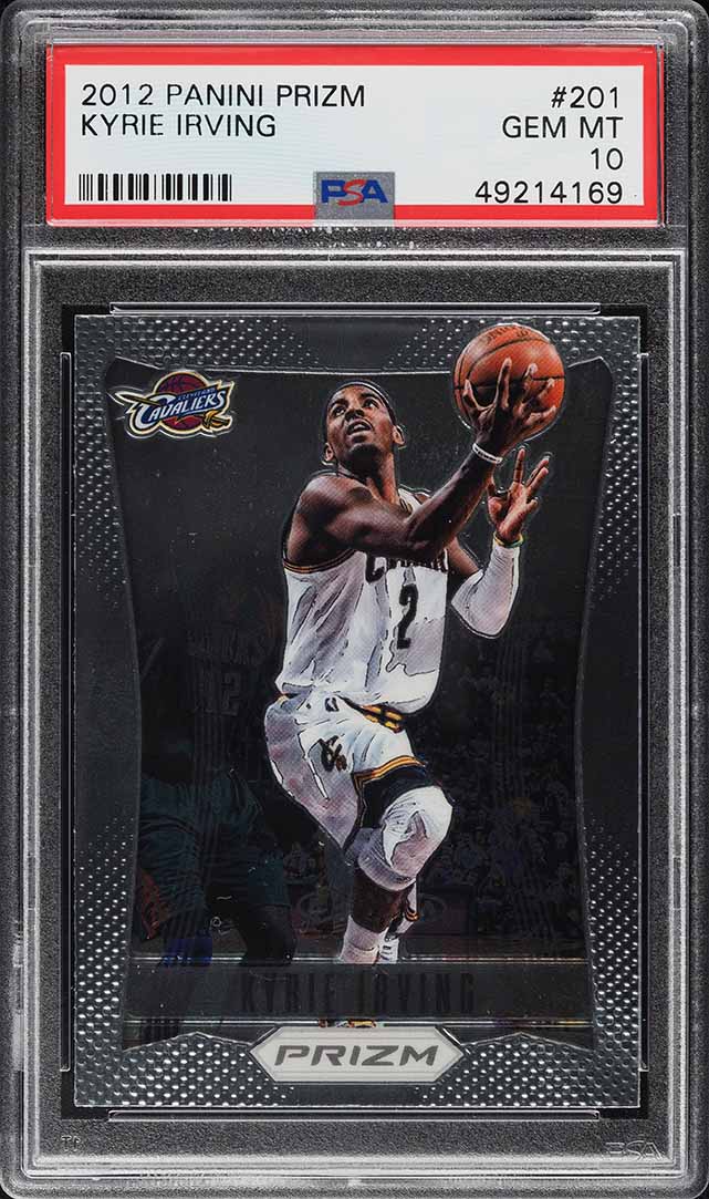 2012 Panini Prizm Kyrie Irving ROOKIE #201 PSA 10 GEM MINT