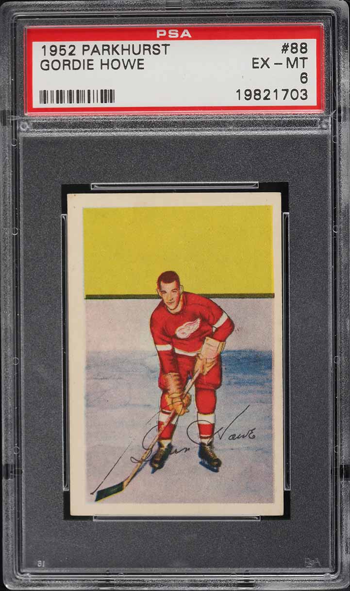 1952 Parkhurst Gordie Howe #88 PSA 6 EXMT