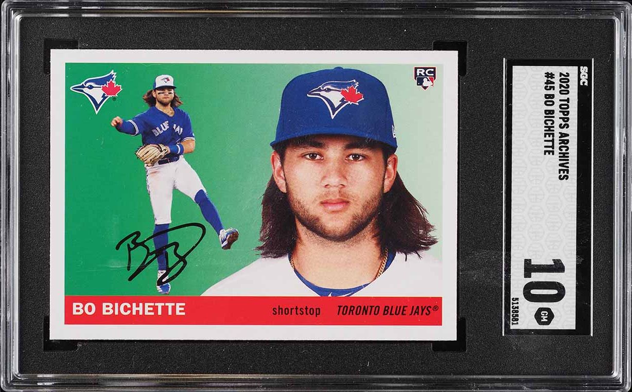 2020 Topps Archives Bo Bichette ROOKIE #45 SGC 10 GEM MINT