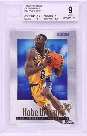 1996 Skybox E-X2000 Kobe Bryant ROOKIE #30 PSA 10 GEM MINT on
