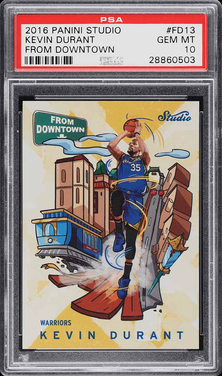 2016 Panini Studio From Downtown Kevin Durant #FD13 PSA 10 GEM MINT