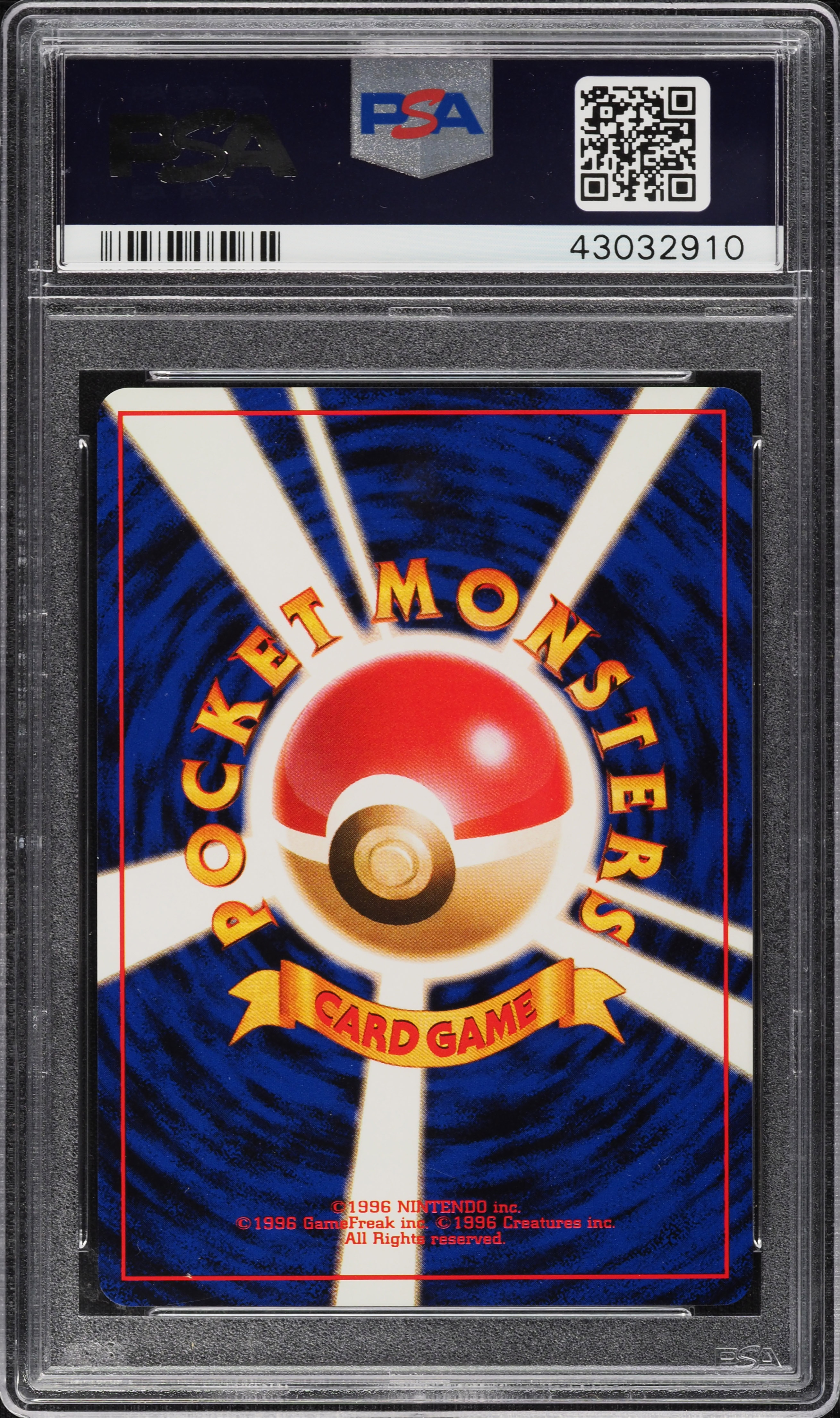1999 Pokemon Japanese Gym 2 Trainer Sabrina's Gaze PSA 10 GEM MINT