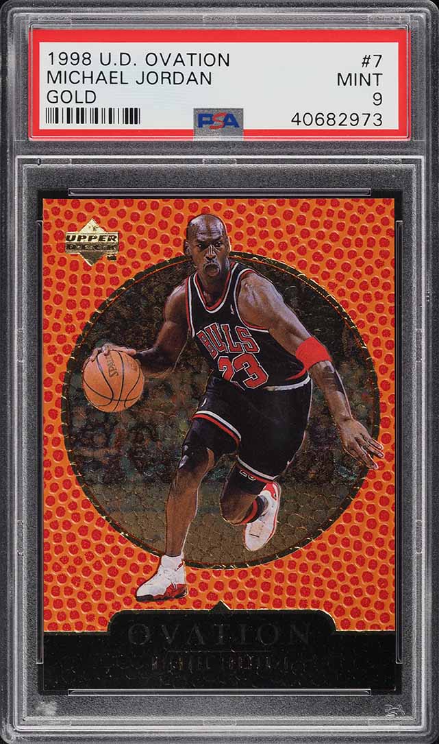 1998 Upper Deck Ovation Gold Michael Jordan /1000 #7 PSA 9 MINT