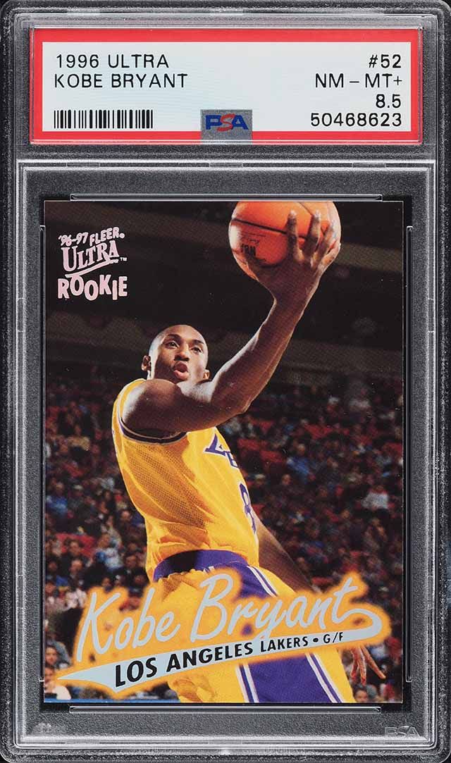 1996 Ultra Basketball Kobe Bryant ROOKIE #52 PSA 8.5 NM-MT+