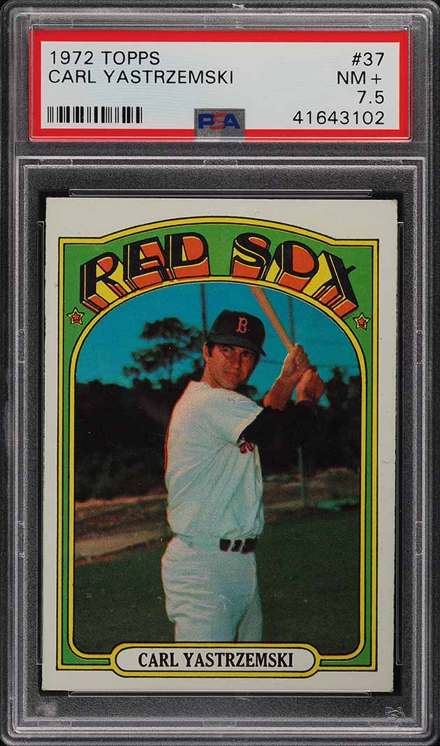 1972 Topps Carl Yastrzemski #37 PSA 7.5 NRMT+
