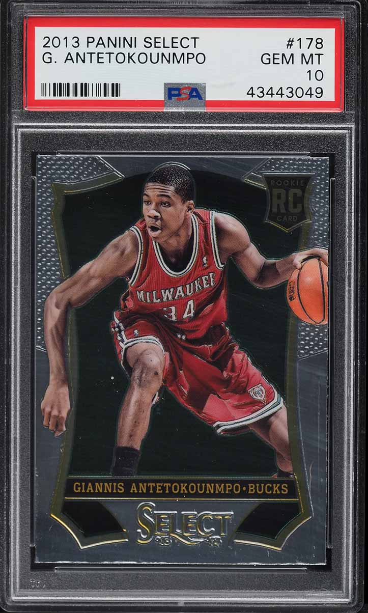 2013 Select Basketball Giannis Antetokounmpo ROOKIE #178 PSA 10