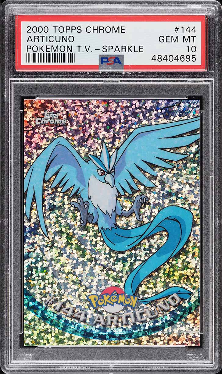 2000 Topps Chrome Pokemon Series 2 Sparkle Articuno #144 PSA 10 GEM MINT