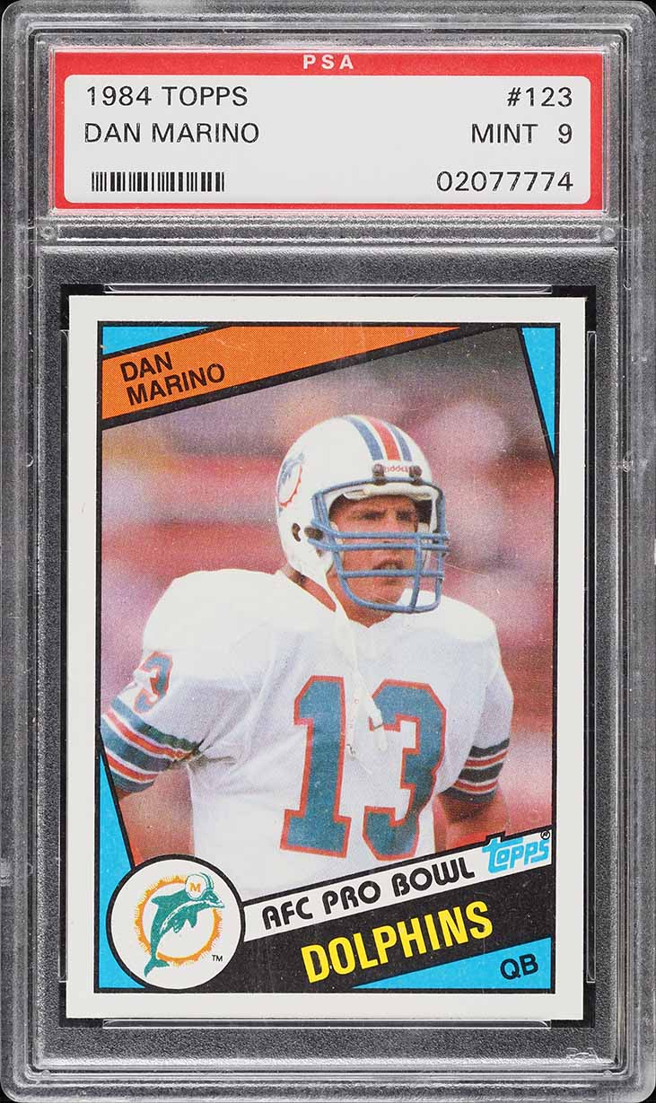 1984 Topps Football Dan Marino ROOKIE #123 PSA 9 MINT