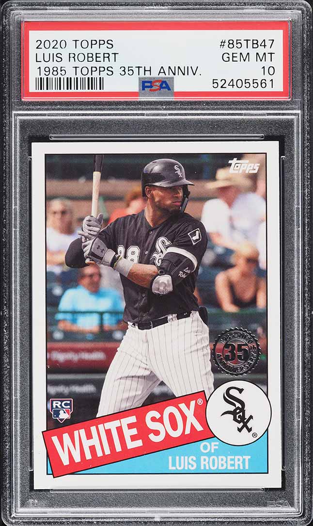2020 Topps '85 35th Anniversary Luis Robert ROOKIE #85TB-47 PSA 10 GEM MINT