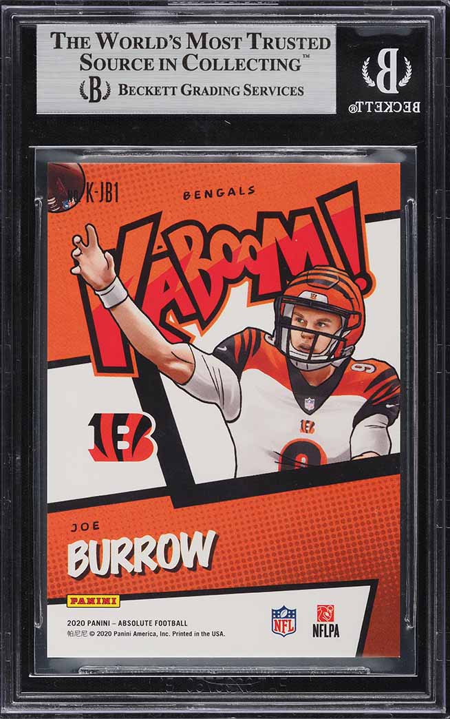 2020 Absolute Kaboom! Joe Burrow ROOKIE #31 BGS 9 MINT on Fanatics Collect 2020 Absolute Kaboom! Joe Burrow ROOKIE #31 BGS 9 MINT on Fanatics Collect