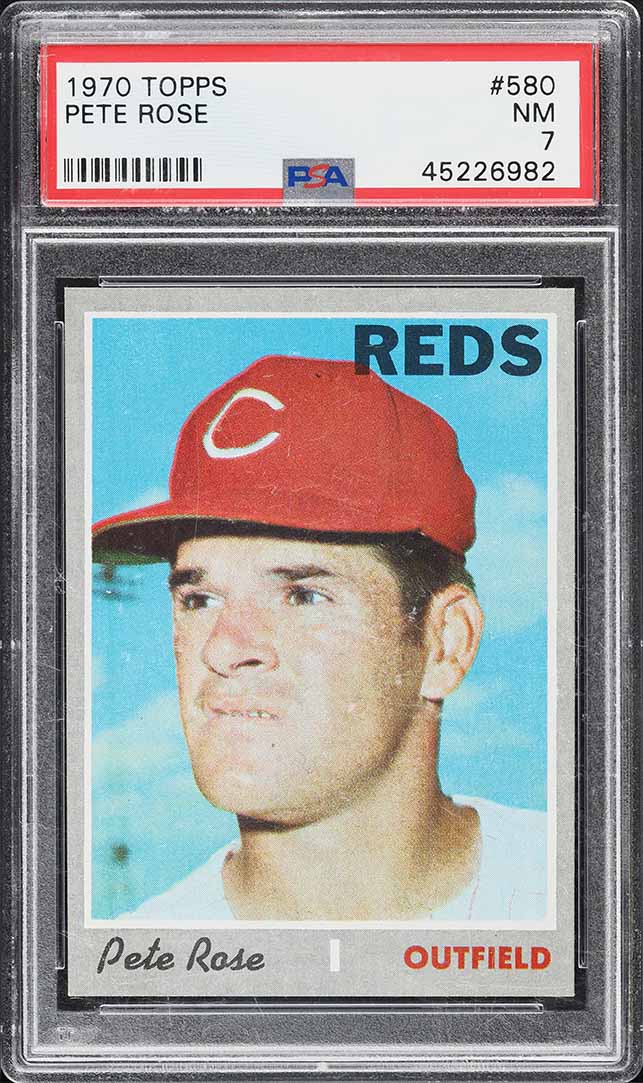 1970 Topps Pete Rose #580 PSA 7 NRMT