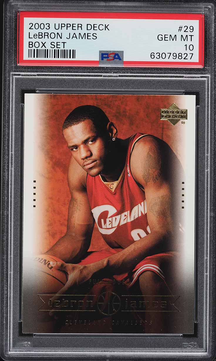 2003 Upper Deck Box Set LeBron James ROOKIE #29 PSA 10 GEM MINT