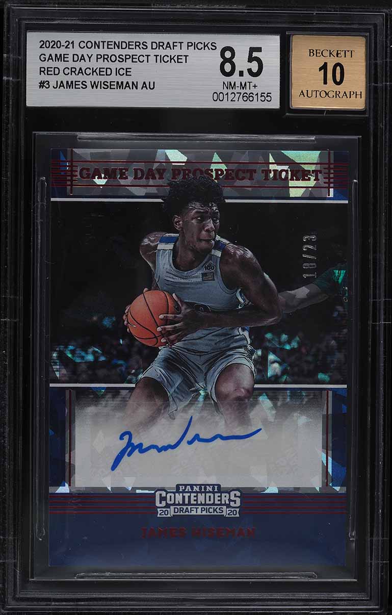 2020 Panini Prizm Red Ice LeBron James #1 PSA 10 GEM MINT on