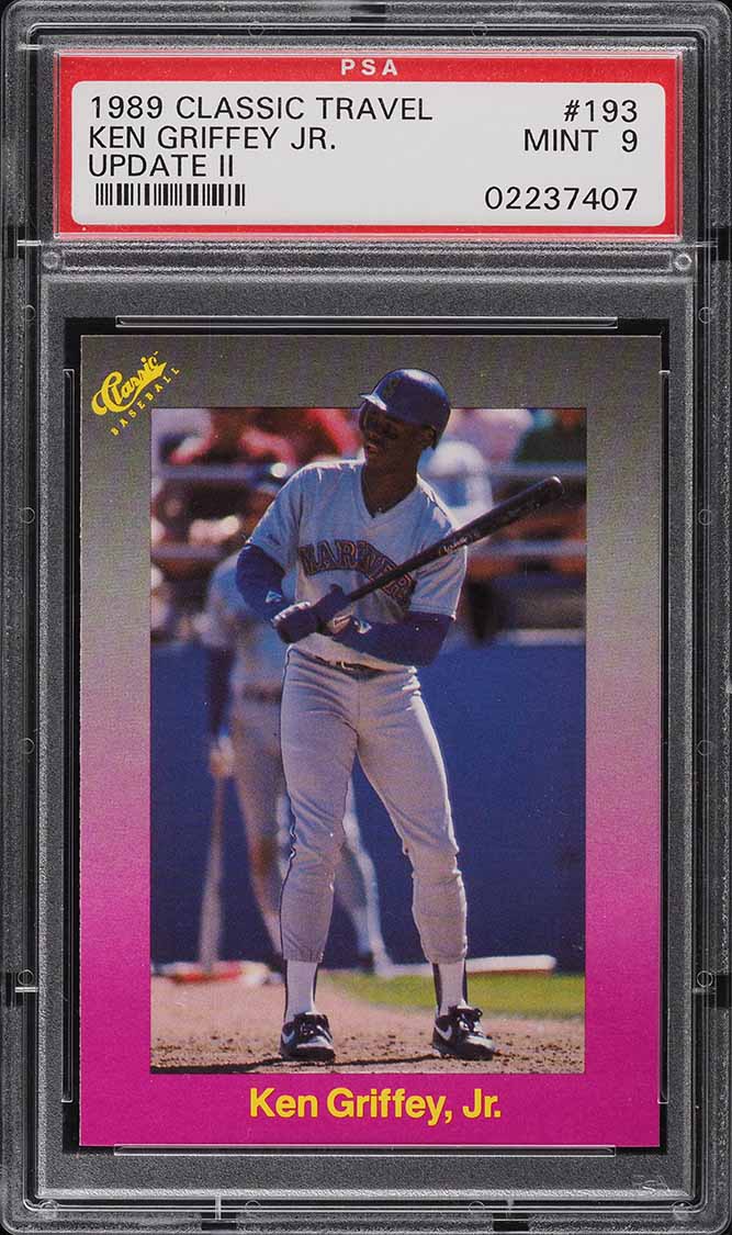 1989 Classic Travel Update II Ken Griffey Jr. ROOKIE #193 PSA 9 MINT