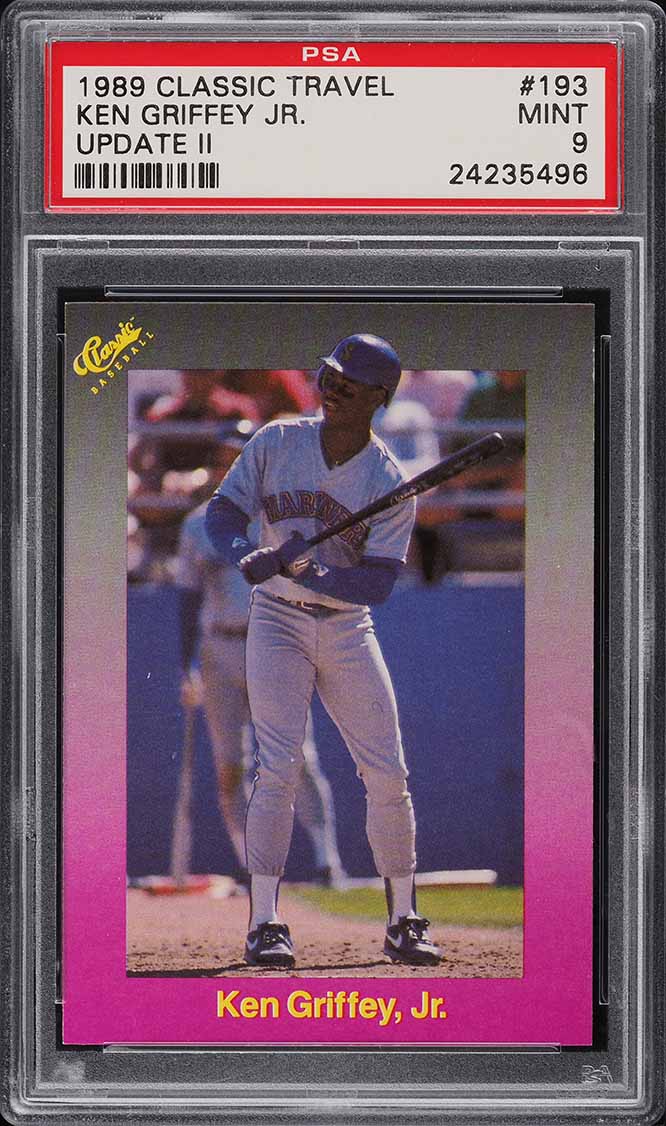 1989 Classic Travel Update II Ken Griffey Jr. ROOKIE #193 PSA 9 MINT
