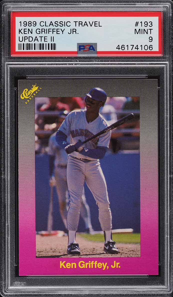 1989 Classic Travel Update II Ken Griffey Jr. ROOKIE #193 PSA 9 MINT
