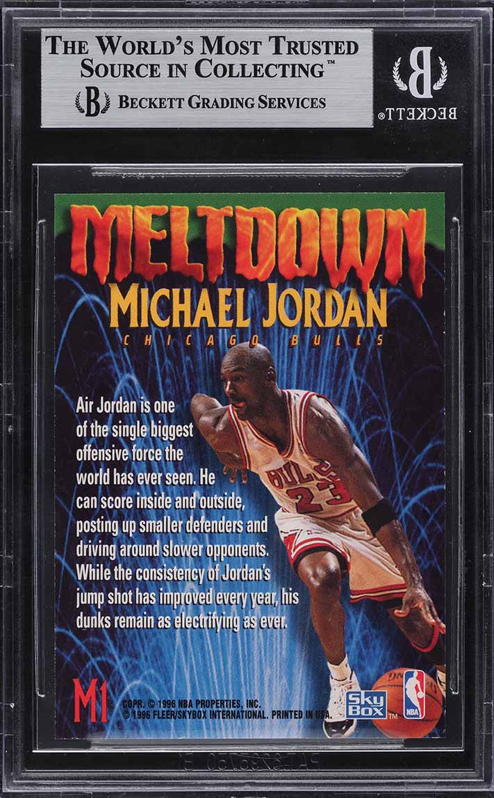 1995 Skybox Premium Meltdown Michael Jordan #M1 BGS 9 MINT