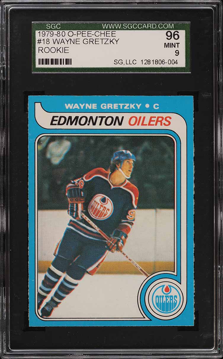 1979 O-Pee-Chee Hockey Wayne Gretzky ROOKIE #18 SGC 9 MINT