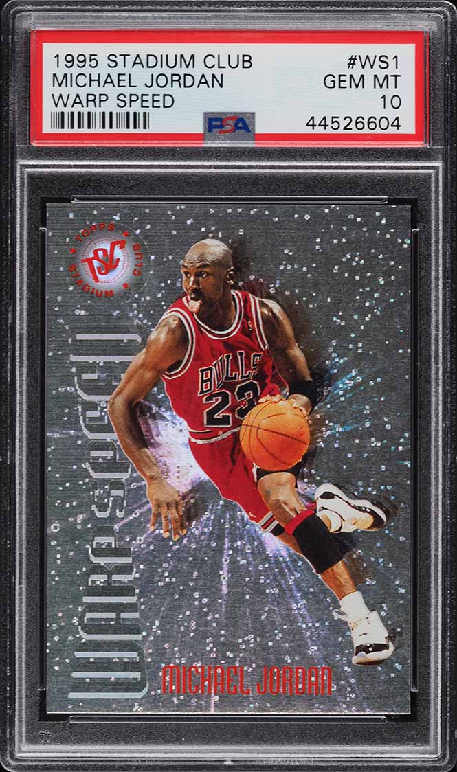 1995 Stadium Club Warp Speed Michael Jordan #WS1 PSA 10 GEM MINT