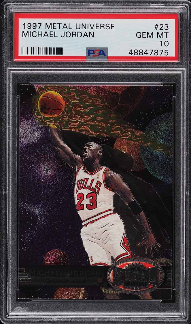 1997 Metal Universe Michael Jordan #23 PSA 10 GEM MINT on Fanatics