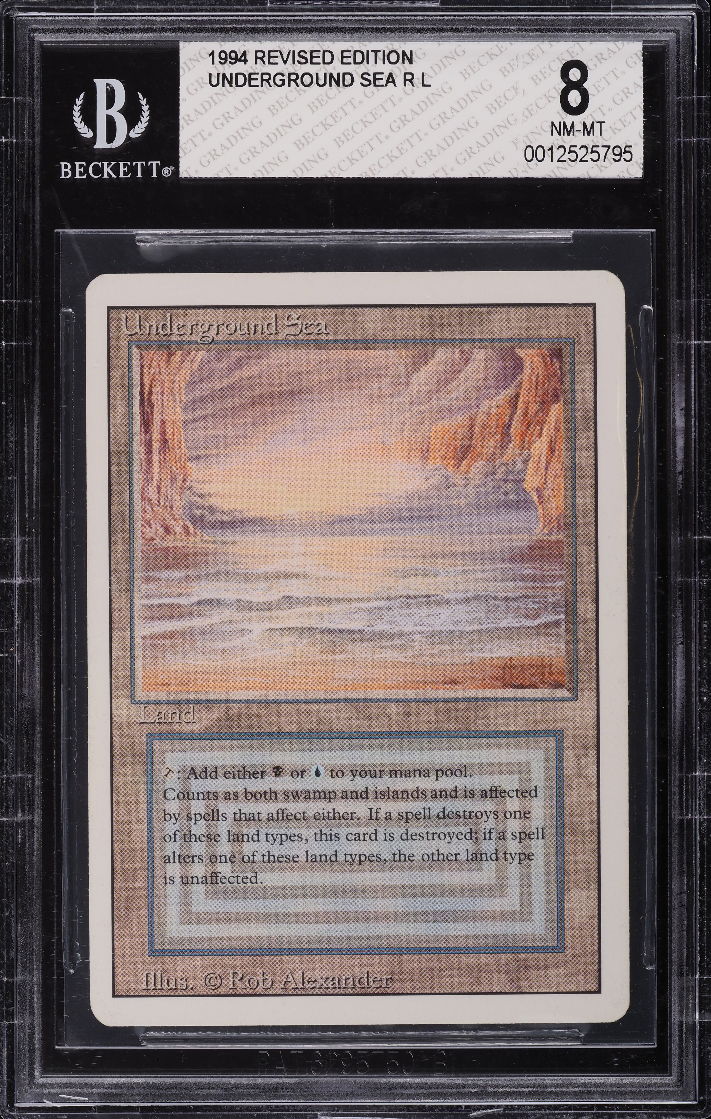 1994 Magic The Gathering MTG Revised Edition Dual Land Underground