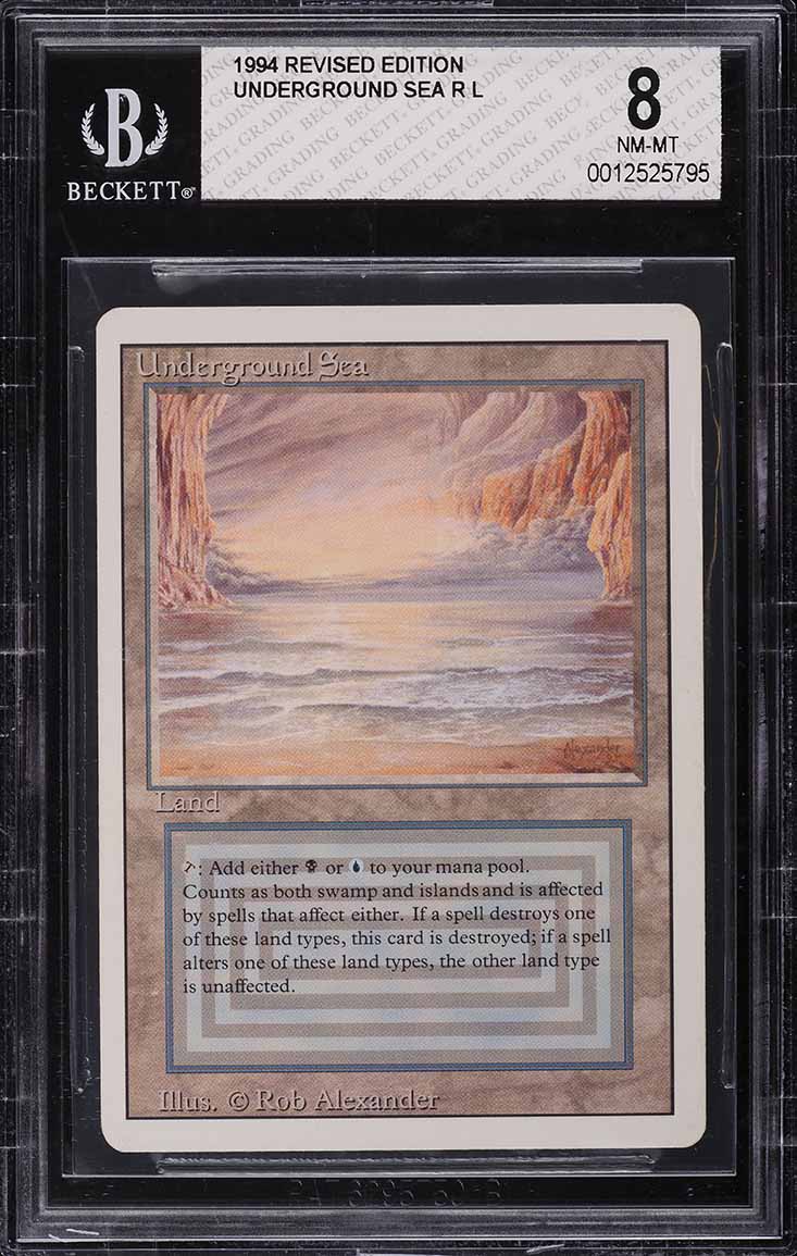 1994 Magic The Gathering MTG Revised Edition Dual Land Underground