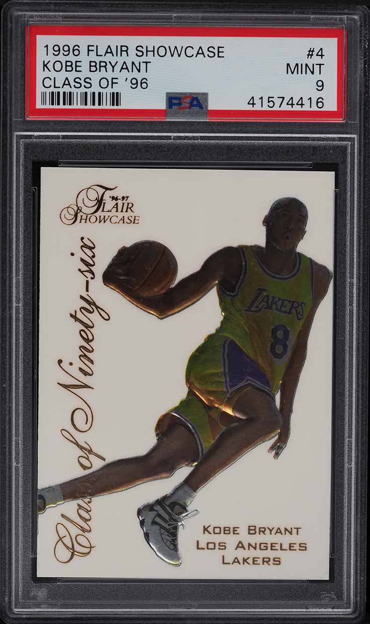 1996 Hoops Grant Hill's All-Rookie Team Kobe Bryant ROOKIE #3 PSA