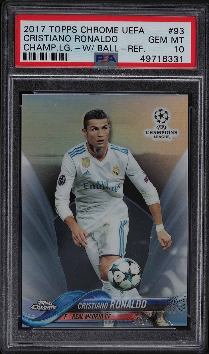 2017 Topps Chrome UEFA Champions League Refractor Cristiano