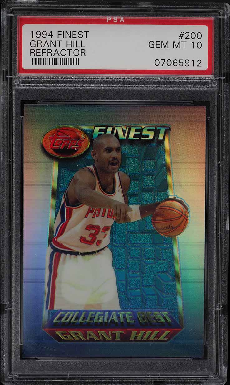 1994 Finest Refractor Grant Hill ROOKIE #200 PSA 10 GEM MINT