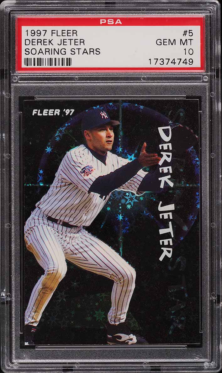 1997 Fleer Soaring Stars Derek Jeter #5 PSA 10 GEM MINT