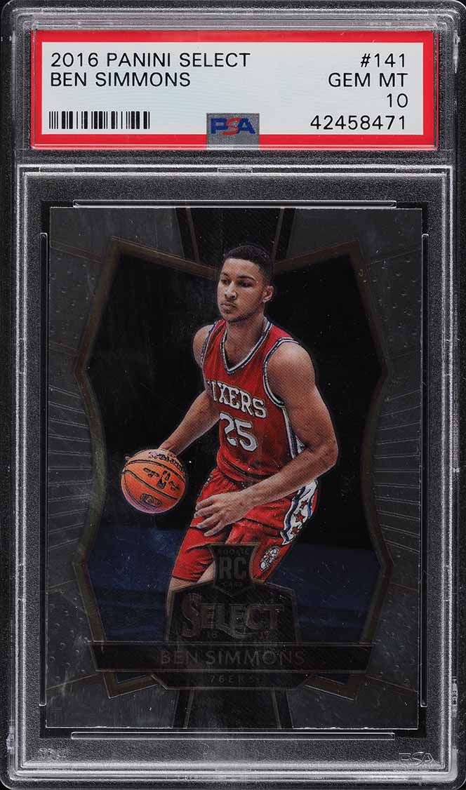 2016 Select Premier Level Ben Simmons ROOKIE #141 PSA 10 GEM MINT