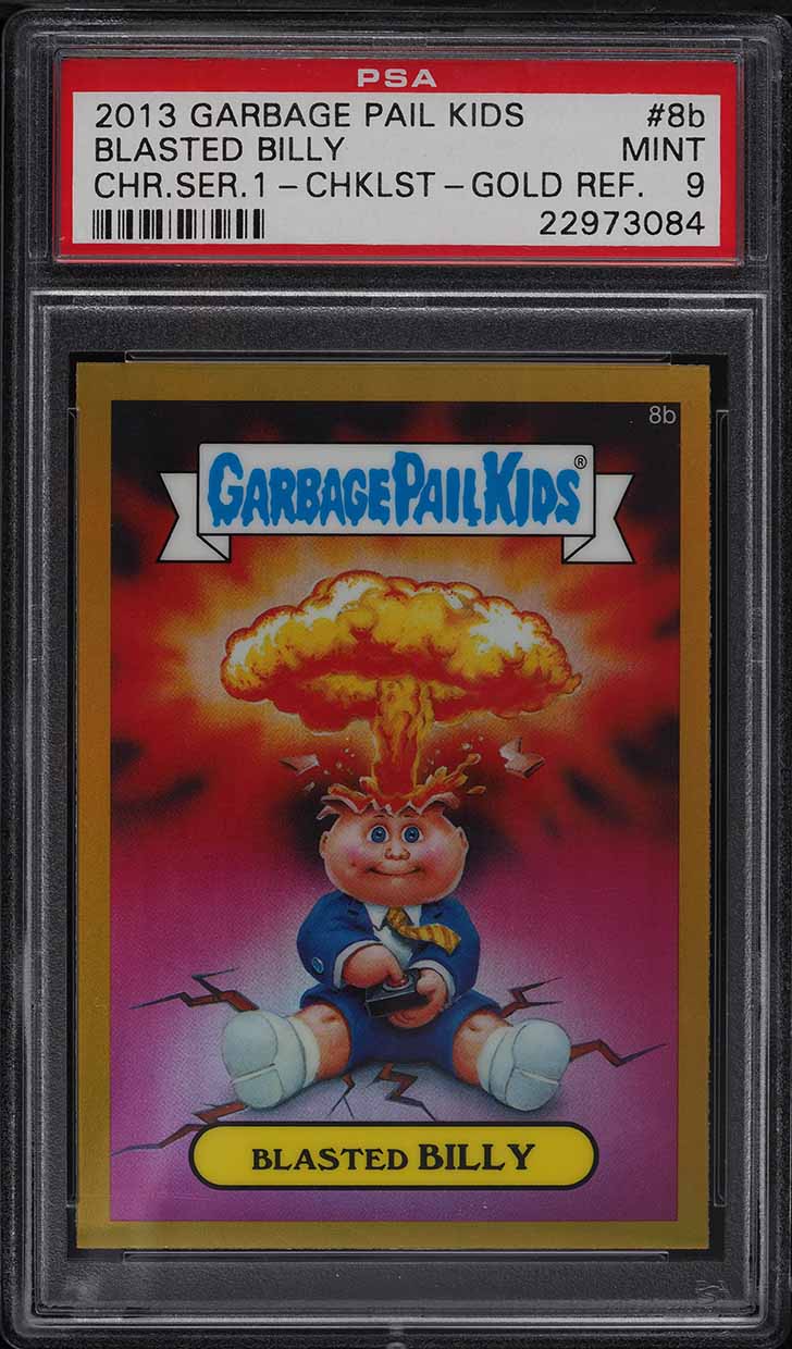 2013 Topps Chrome Garbage Pail Kids Checklist Gold Refractor