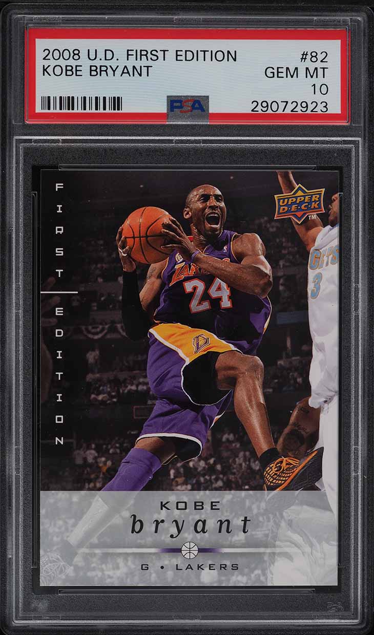 upper deck first edition kobe bryant