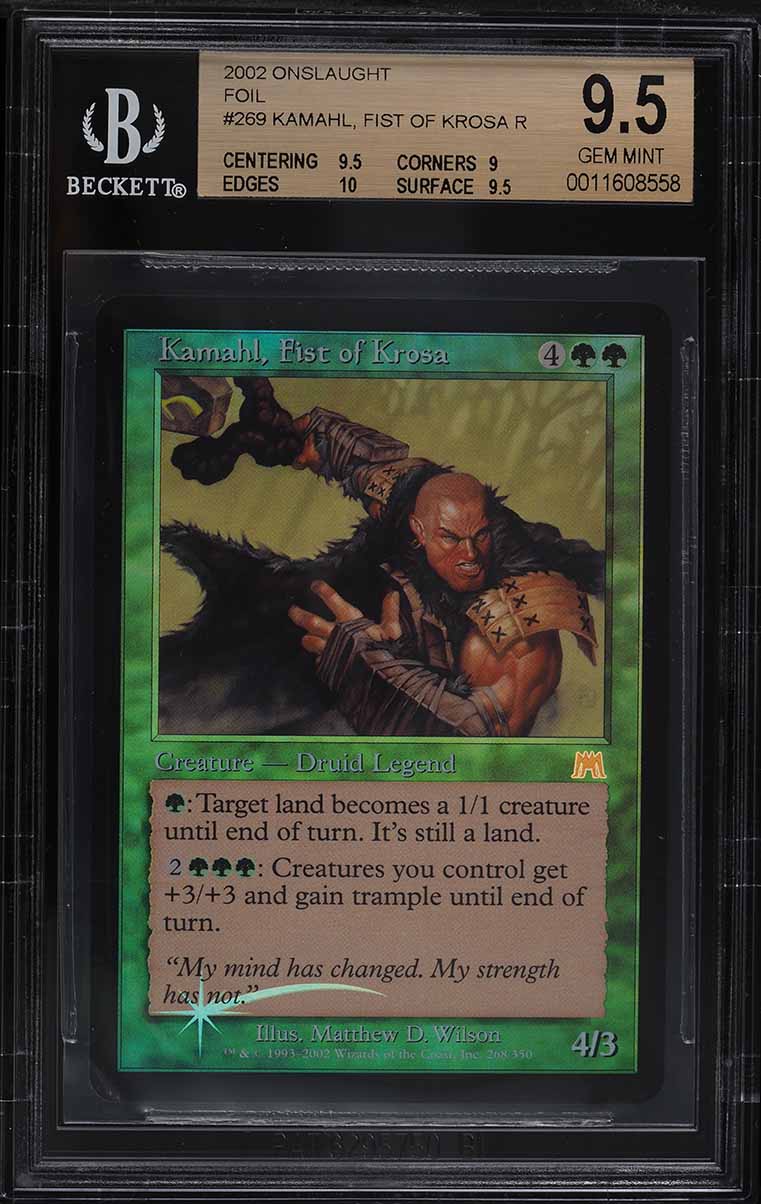 2002 Magic The Gathering MTG Onslaught Foil Kamahl Fist Of Krosa
