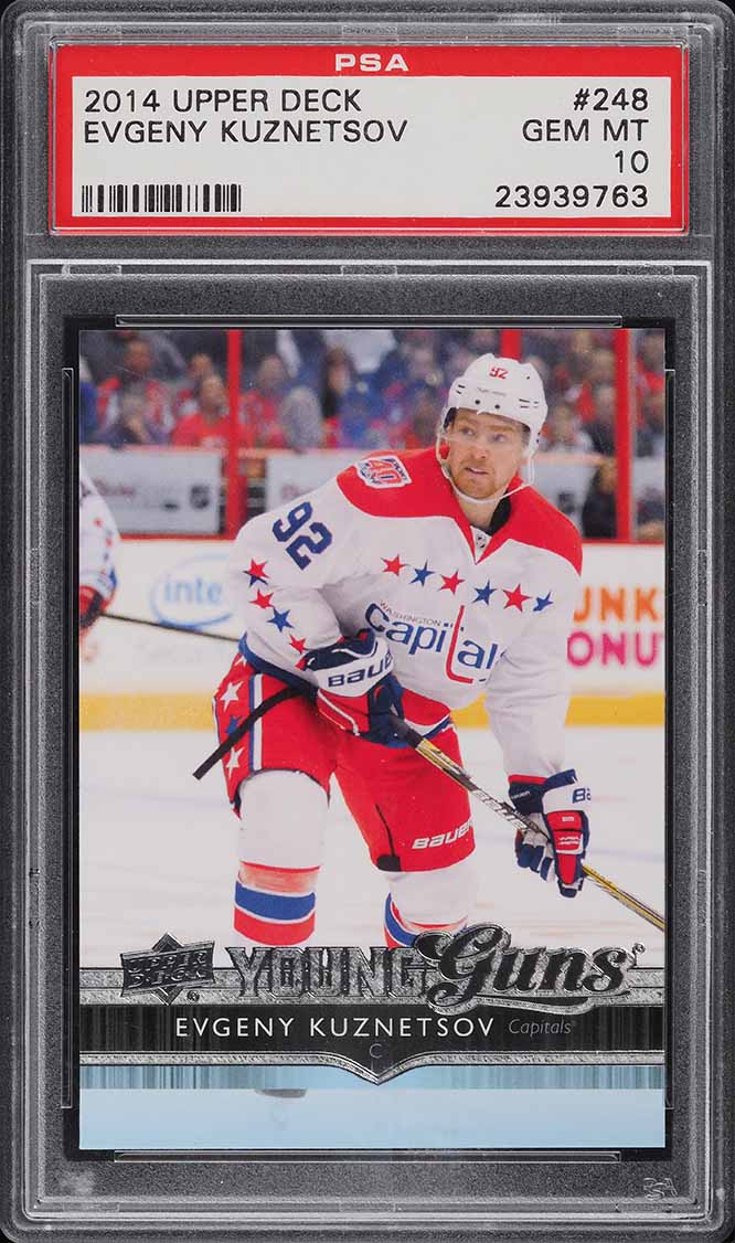 2014 Upper Deck Young Guns Evgeny Kuznetsov ROOKIE #248 PSA 10 GEM MINT