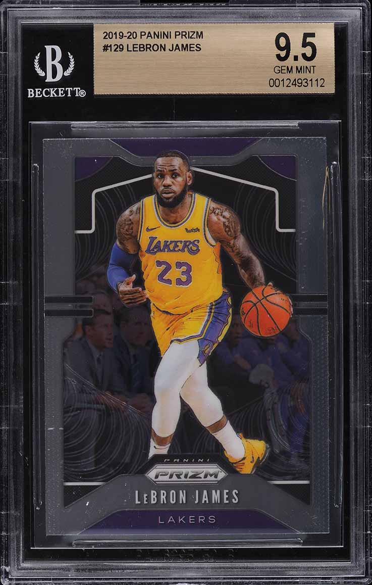 2019 Panini Prizm LeBron James #129 BGS 9.5 GEM MINT on Fanatics
