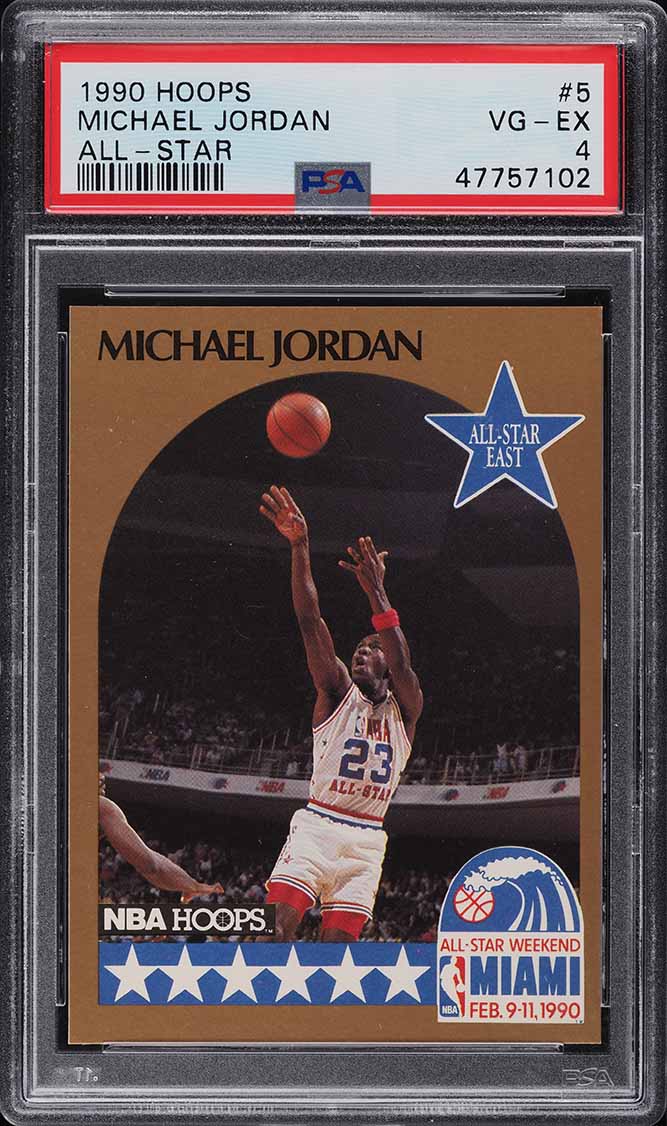 1990 Hoops All-Star Michael Jordan #5 PSA 4 VGEX