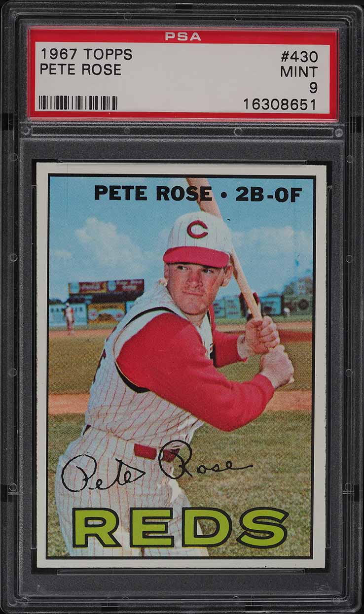 1967 Topps Pete Rose #430 PSA 9 MINT