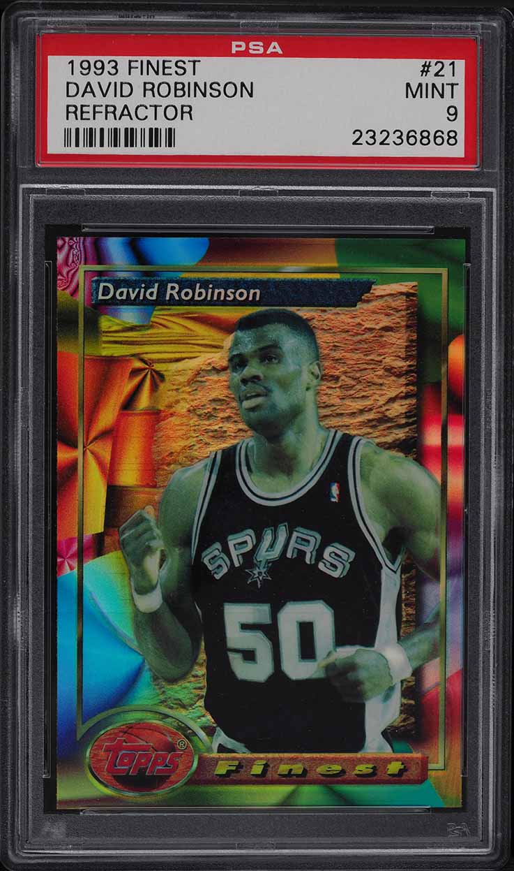 1993 Finest Refractor David Robinson #21 PSA 9 MINT