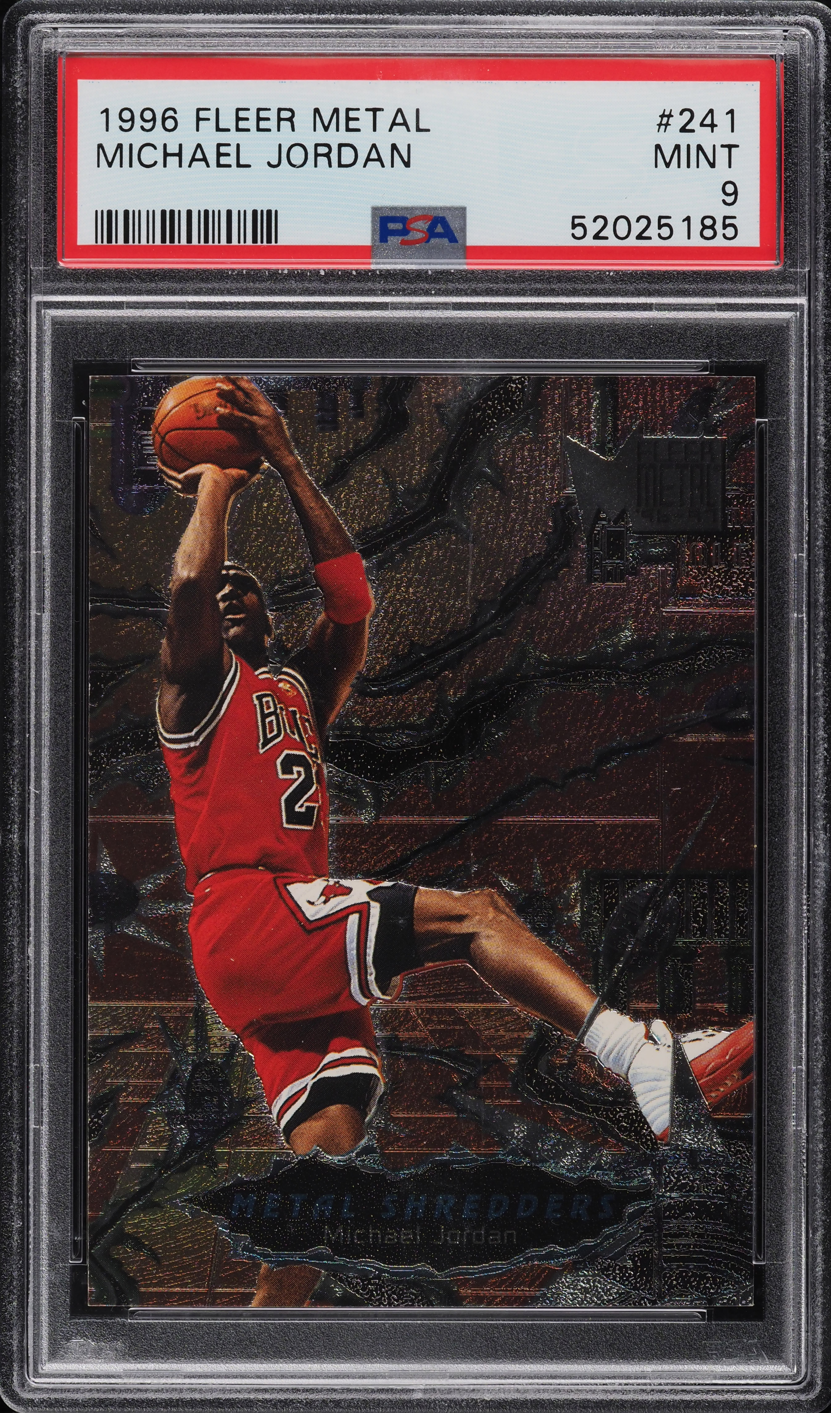 1996 Metal Shredders Michael Jordan #241 PSA 9 MINT on Fanatics