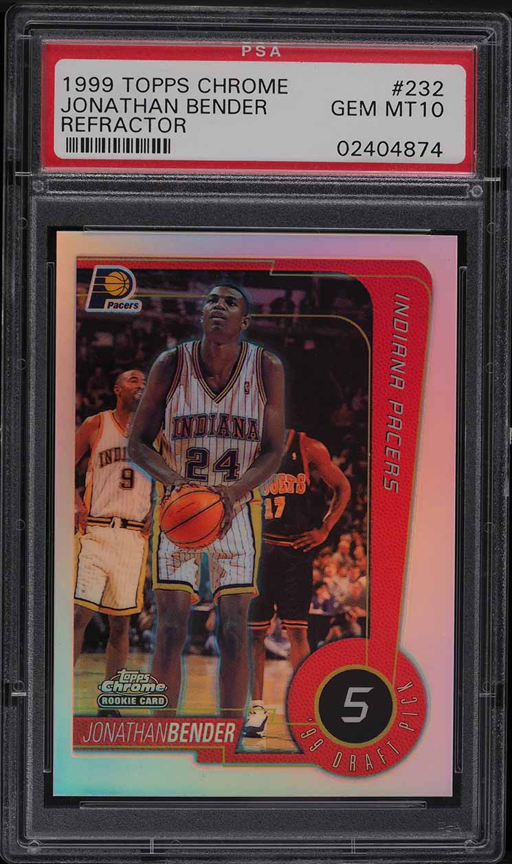 1999 Topps Chrome Refractor Jonathan Bender ROOKIE #232 PSA 10 GEM MINT