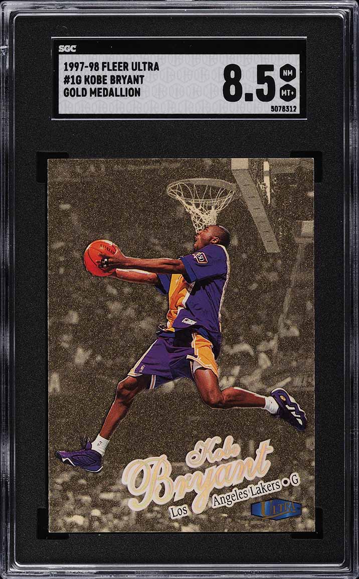 1997 Fleer Ultra Gold Medallion Kobe Bryant #1G SGC 8.5 NM-MT+