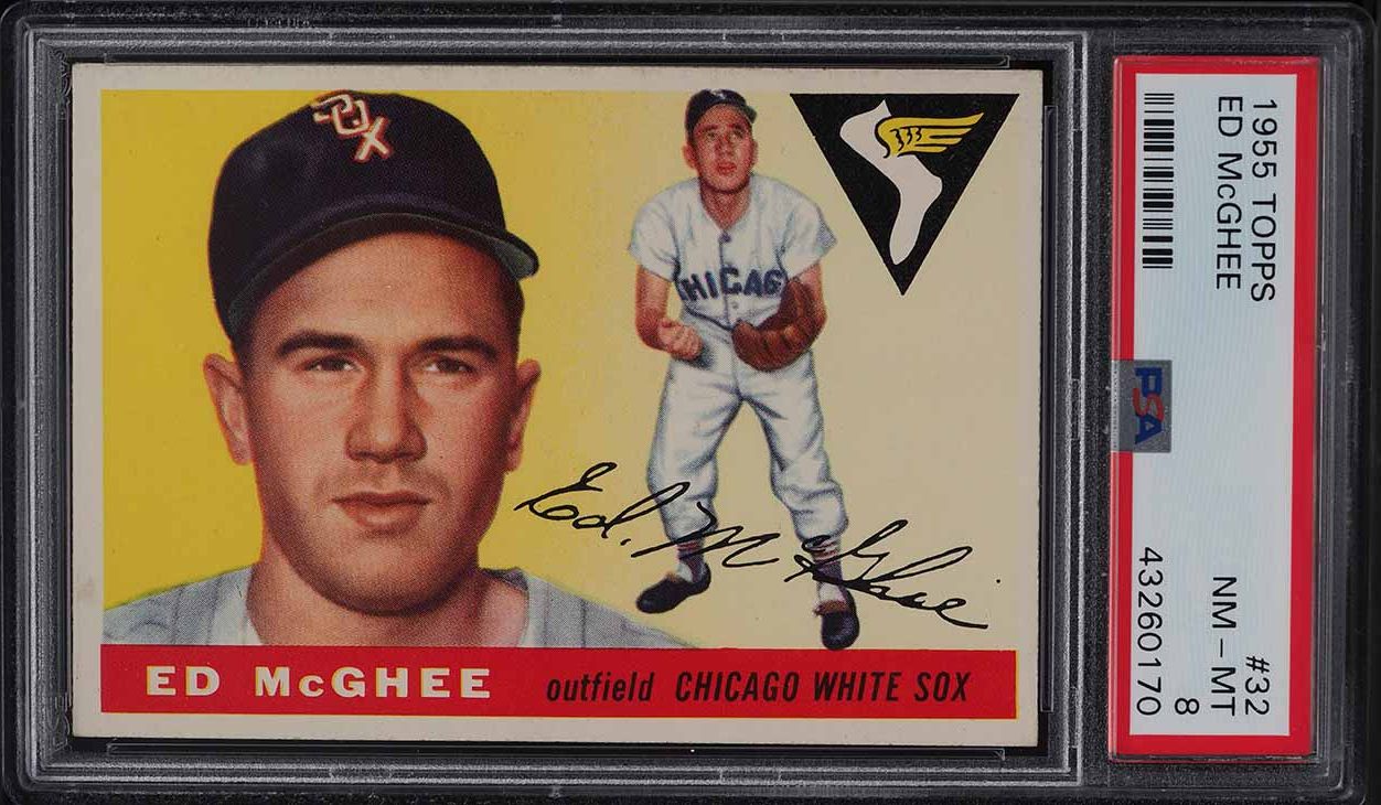 1955 Topps Ed McGhee #32 PSA 8 NM-MT