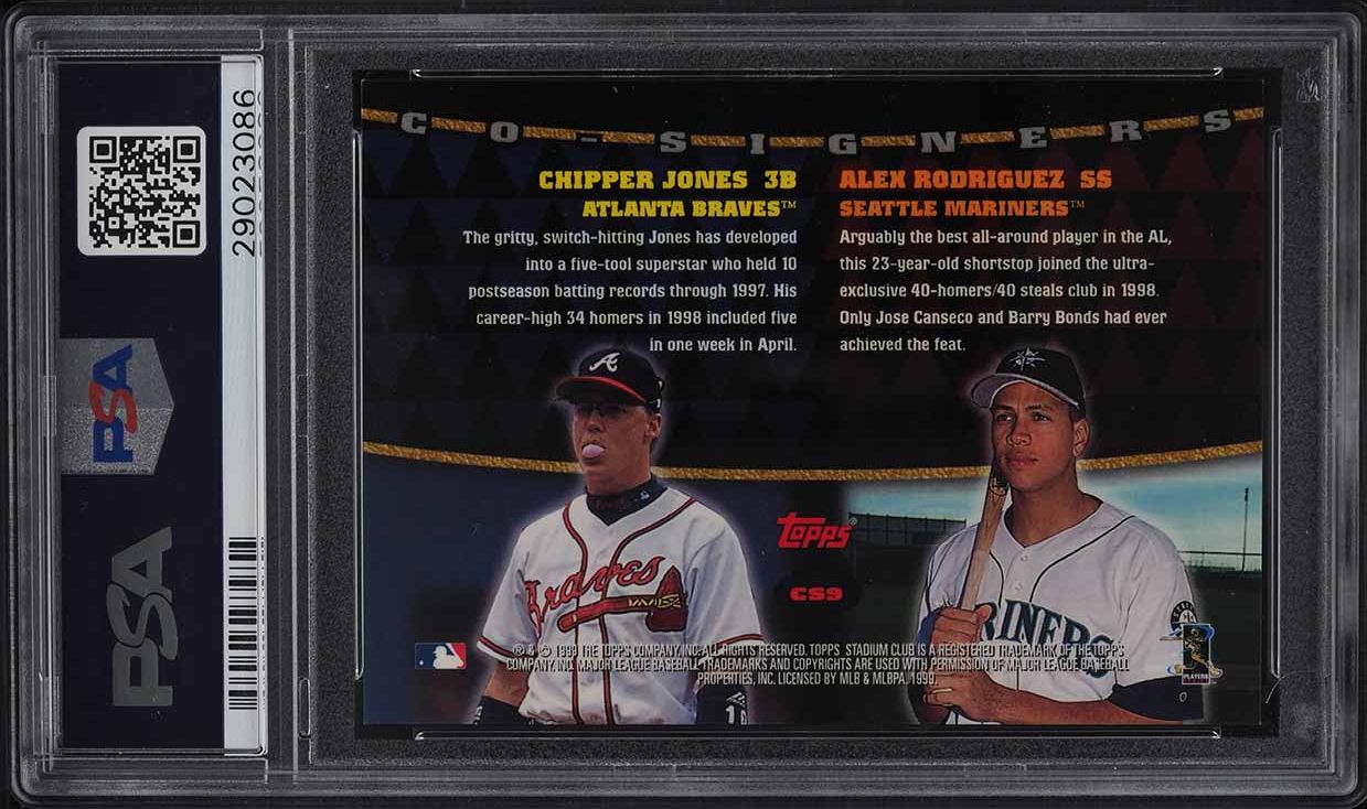 サイン】1999 Topps Suadium Club Co-Signers Autograph Juan Gonzalez 