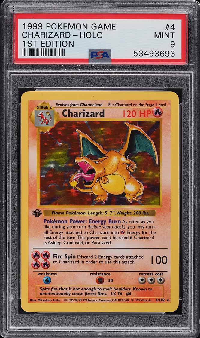 charizard pokemon card 1995 Amazon.com: Charizard - 4/102